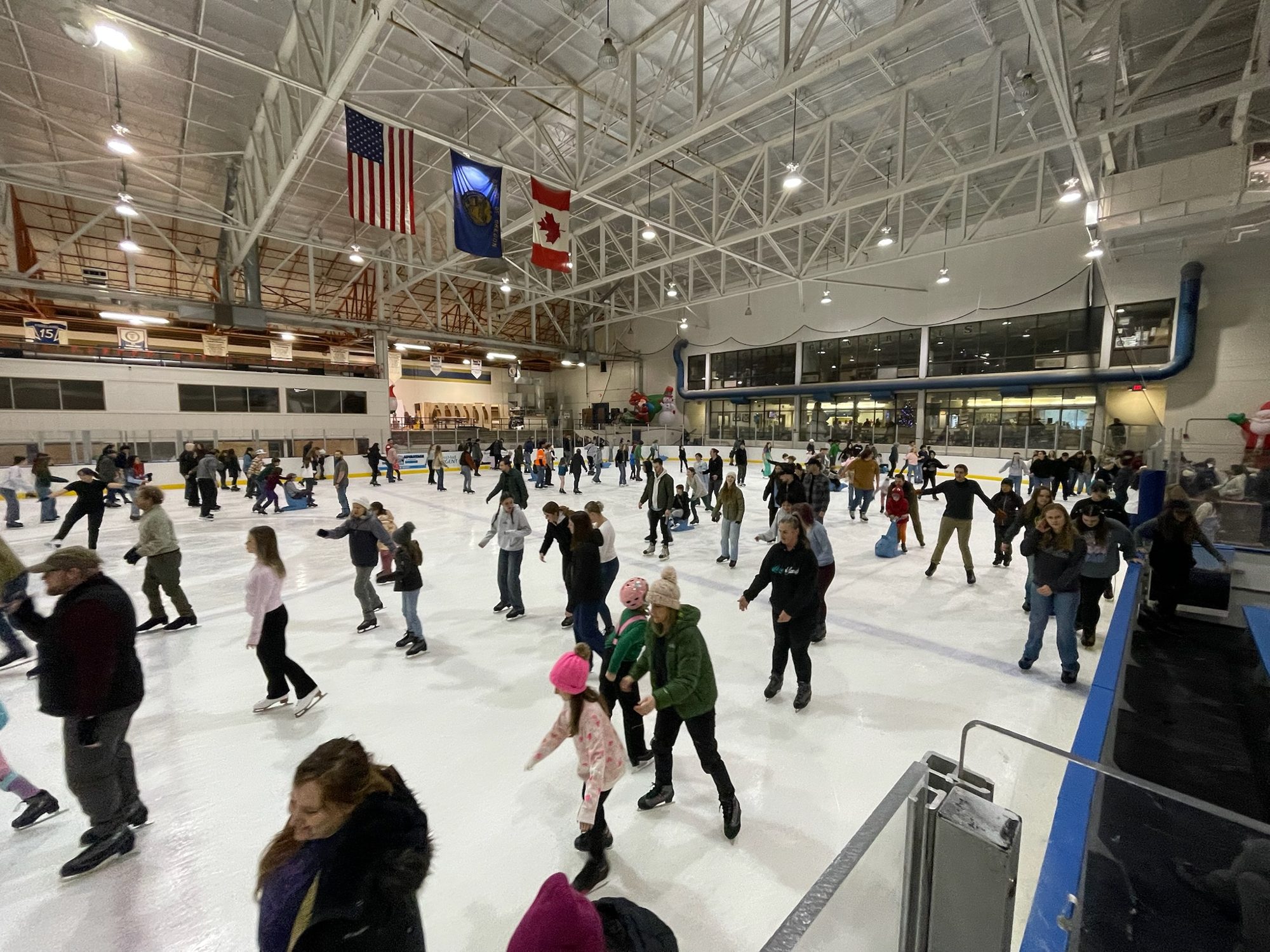 Public skate at The Rink Exchange